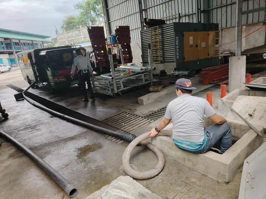 On-site septic tank service